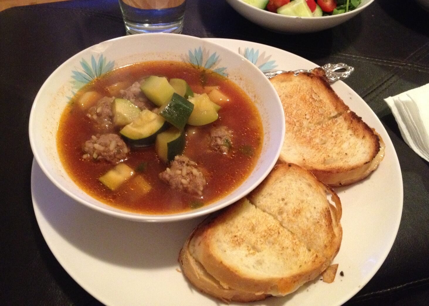 Mexican meatball soup from LaurenFoodE