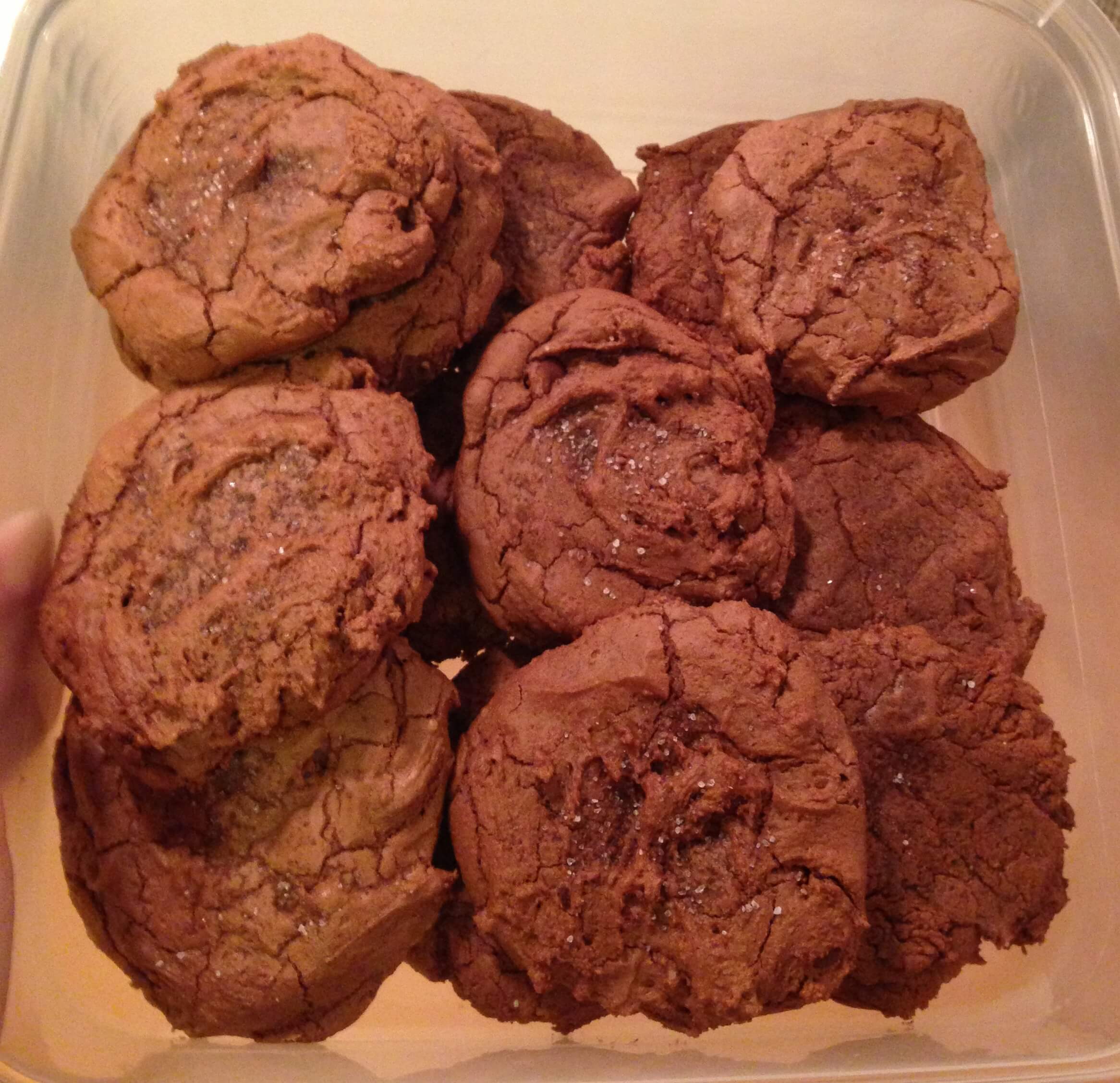 Sea Salt Brownie Cookies